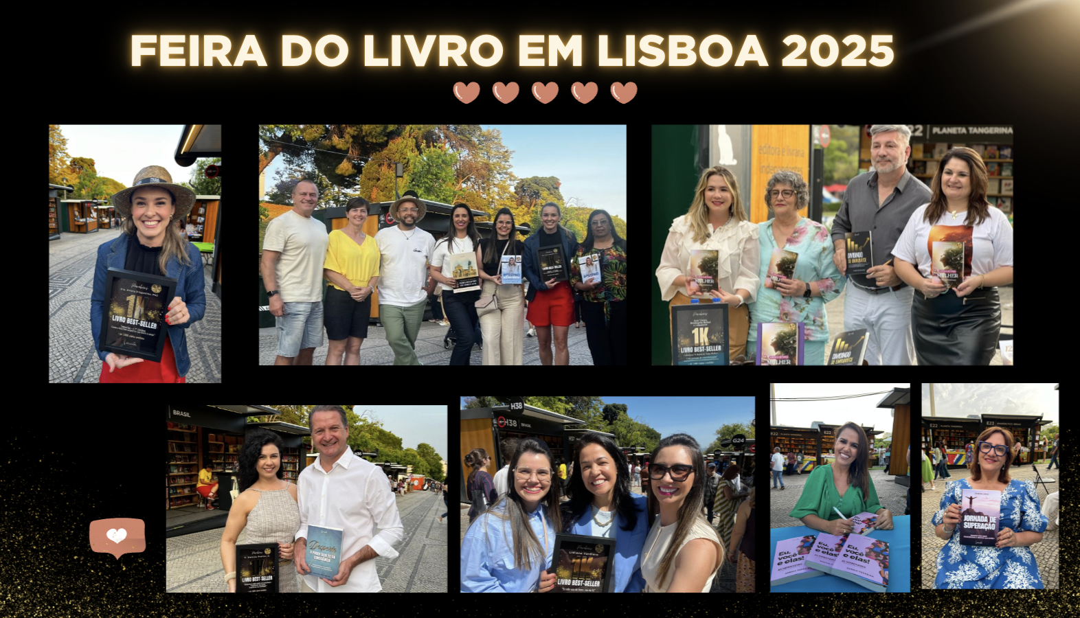 Autores da Literando na Feira do Livro de Lisboa 2025